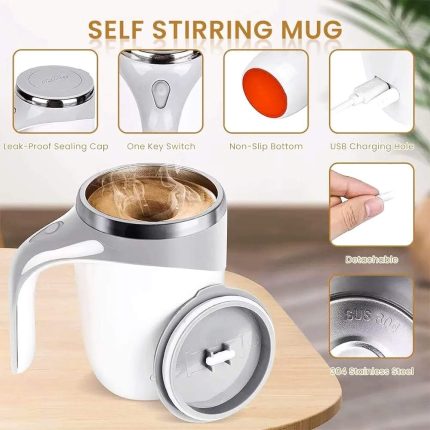 Multi Functional Magnetized Stirring Cup